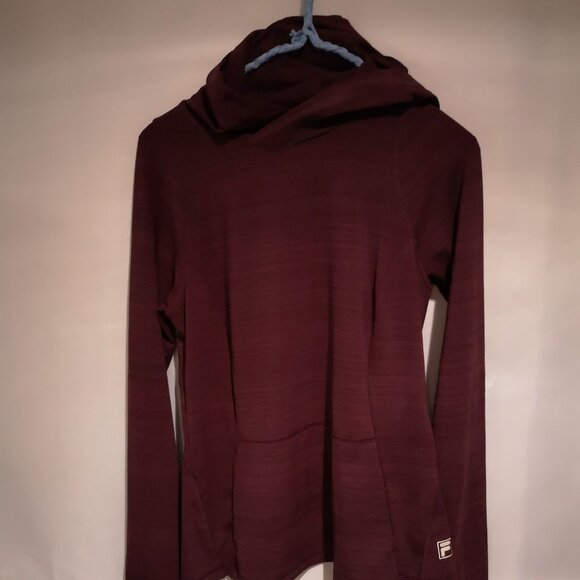 Fila Ladies Long Sleeves Lightweight Fitted Hoodie - Picture 1 of 7